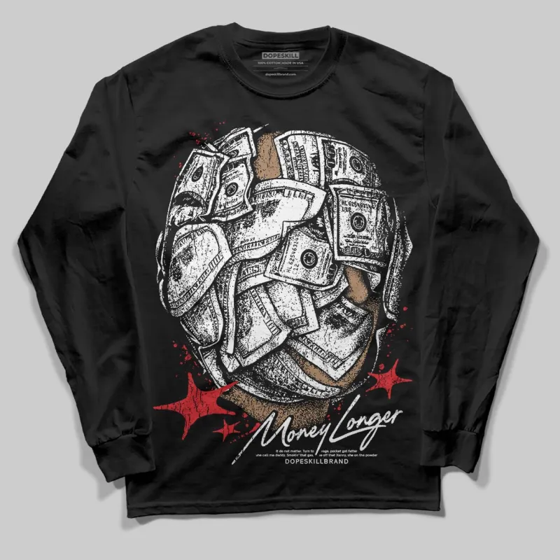 Dunk Panda White Black DopeSkill Long Sleeve T-Shirt Money Longer Graphic sold by DopeSkill