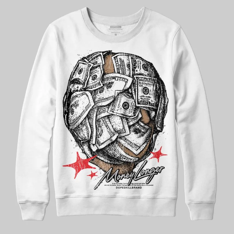 Grey Collection DopeSkill Sweatshirt Money Longer Graphic sold by DopeSkill