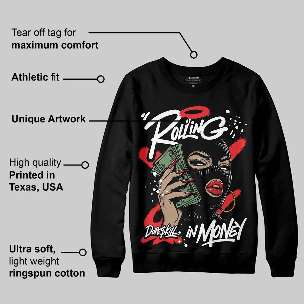 Dunk Panda White Black DopeSkill Sweatshirt Rolling in Money Graphic sold by DopeSkill product image thumbnail 3