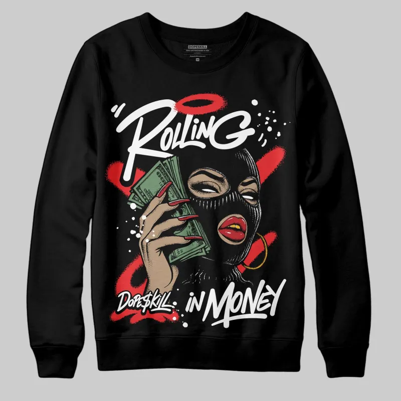 Dunk Panda White Black DopeSkill Sweatshirt Rolling in Money Graphic sold by DopeSkill
