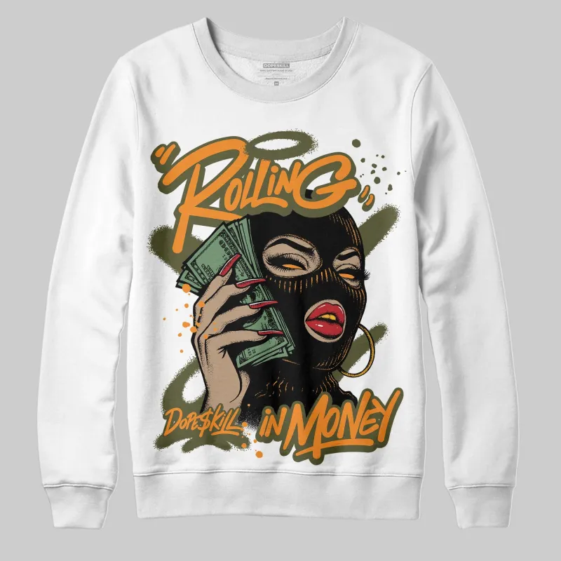 Olive Collection DopeSkill Sweatshirt Rolling in Money Graphic sold by DopeSkill
