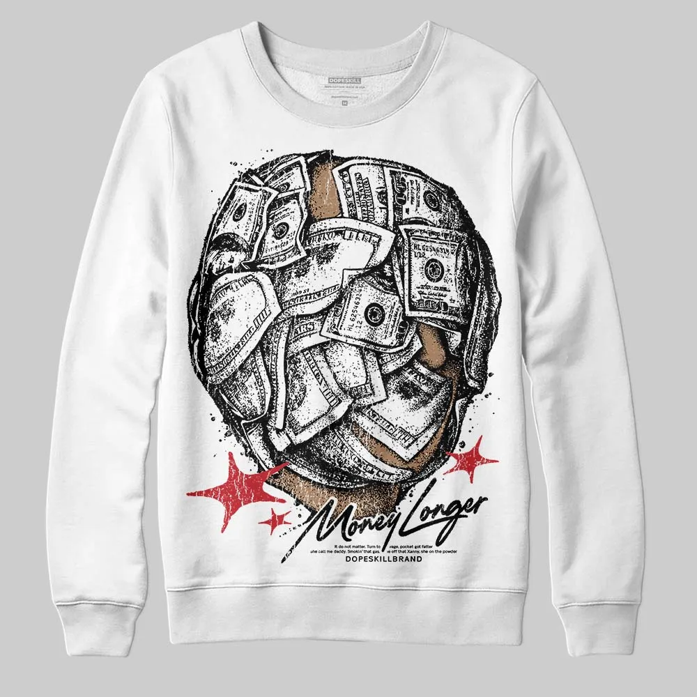 Bred 11s DopeSkill Sweatshirt Money Longer Graphic sold by DopeSkill