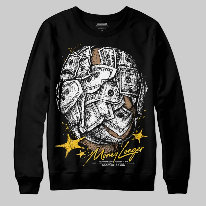 Yellow Collection DopeSkill Sweatshirt Money Longer Graphic sold by DopeSkill