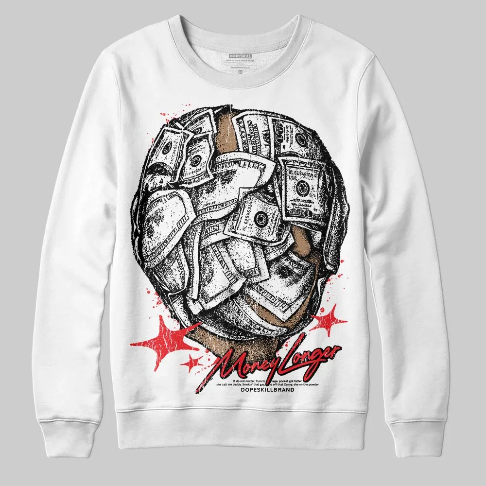 Red Collection DopeSkill Sweatshirt Money Longer Graphic sold by DopeSkill product image thumbnail 2