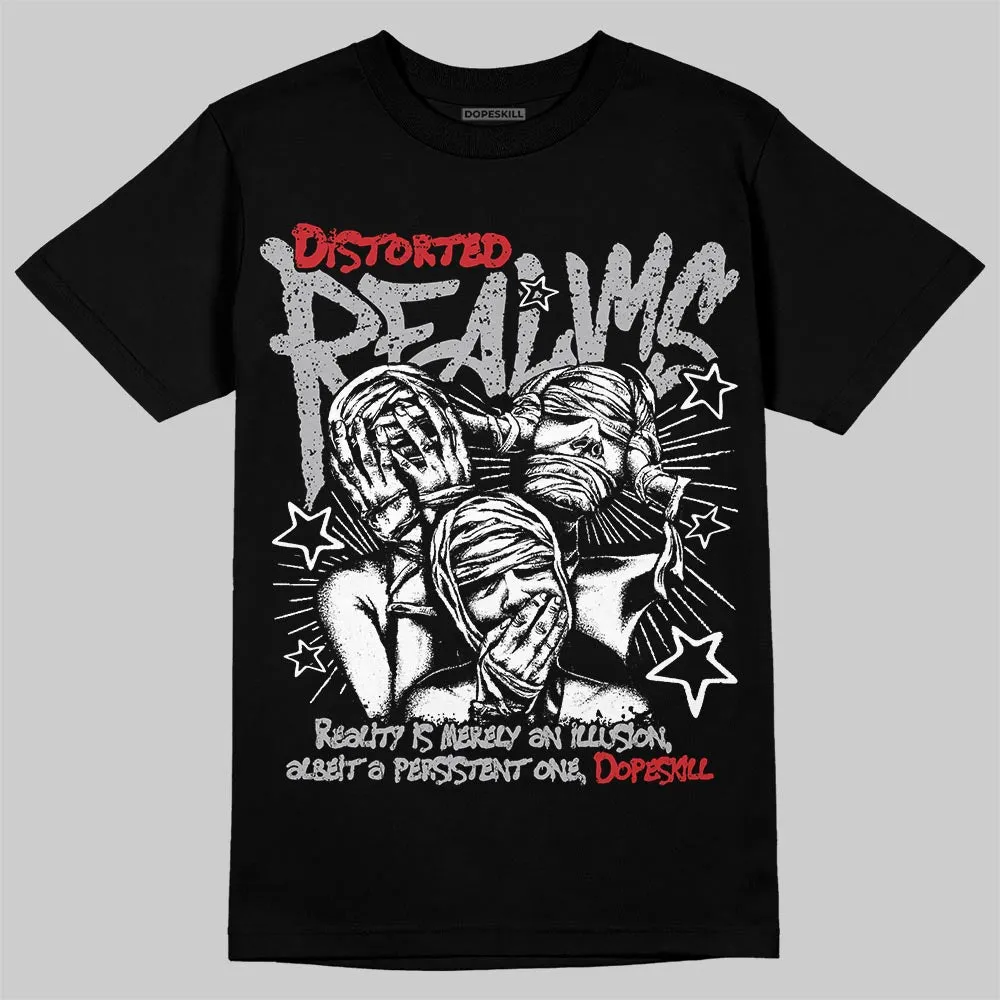 White Cement 4s DopeSkill T-Shirt Distorted Realms Graphic sold by DopeSkill product image thumbnail 2