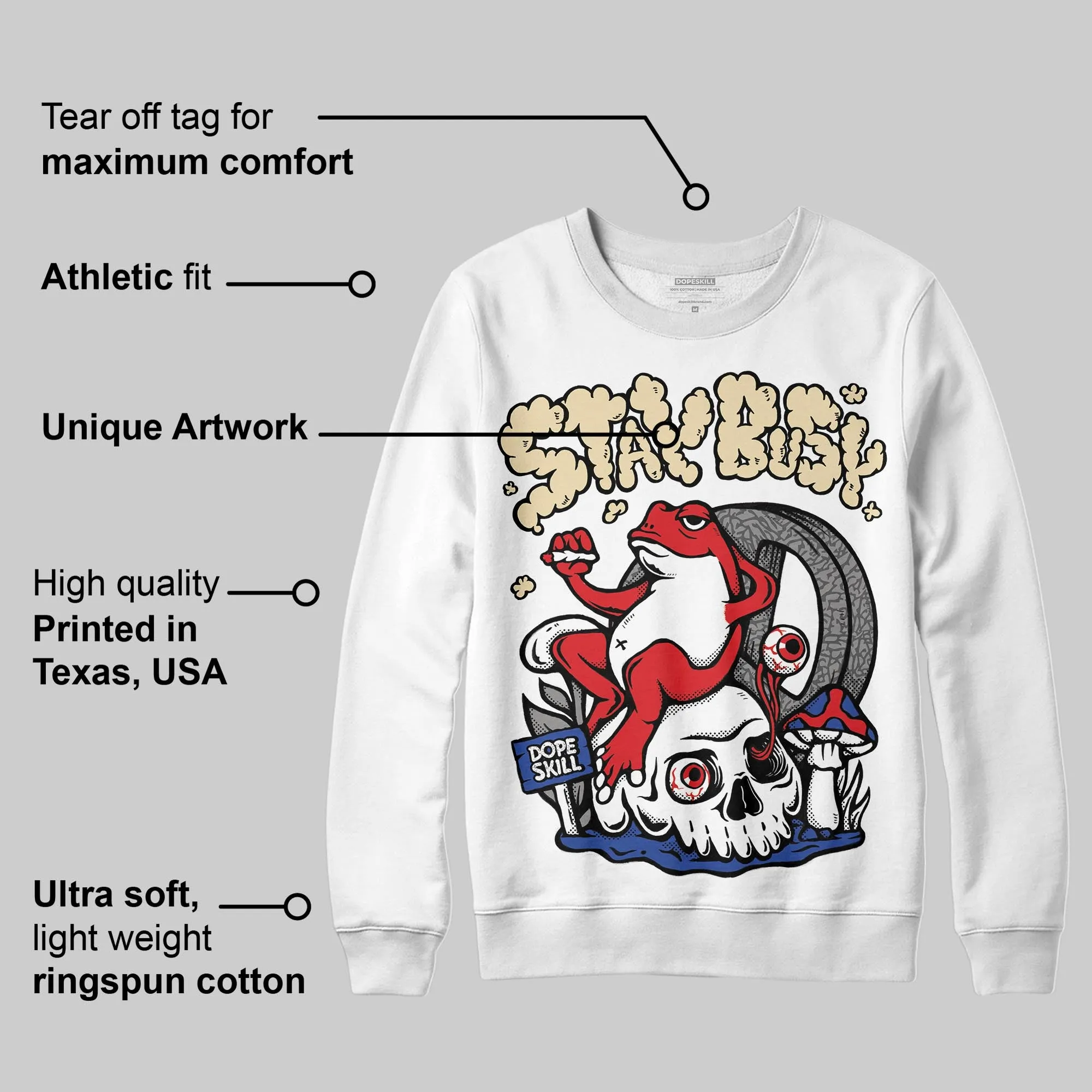 Seoul 2.0 3s DopeSkill Sweatshirt Stay Busy Graphic sold by DopeSkill product image thumbnail 3