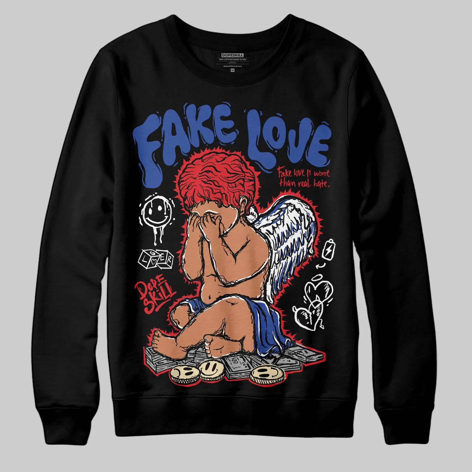 Seoul 2.0 3s DopeSkill Sweatshirt False Love Graphic sold by DopeSkill product image thumbnail 2