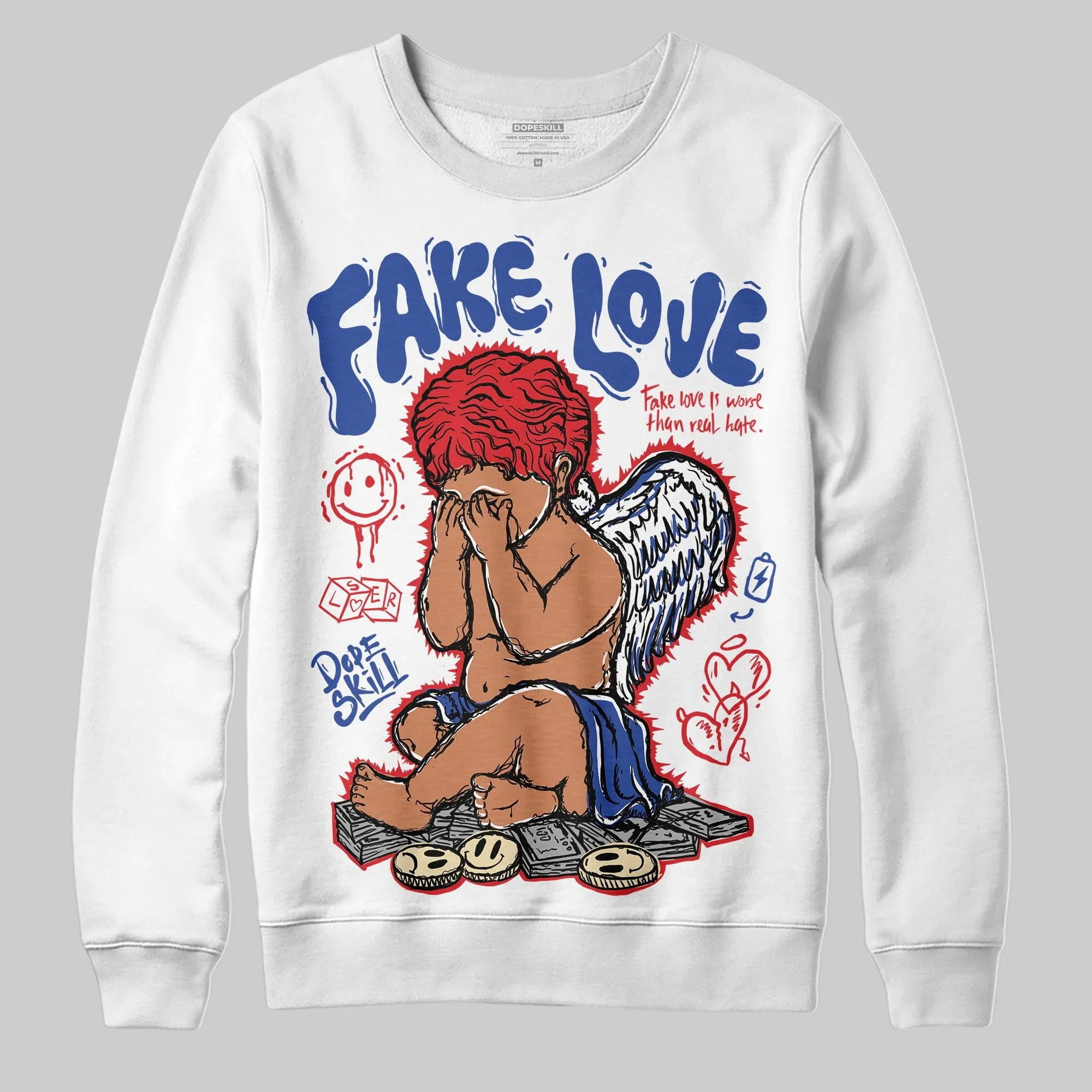 Seoul 2.0 3s DopeSkill Sweatshirt False Love Graphic sold by DopeSkill