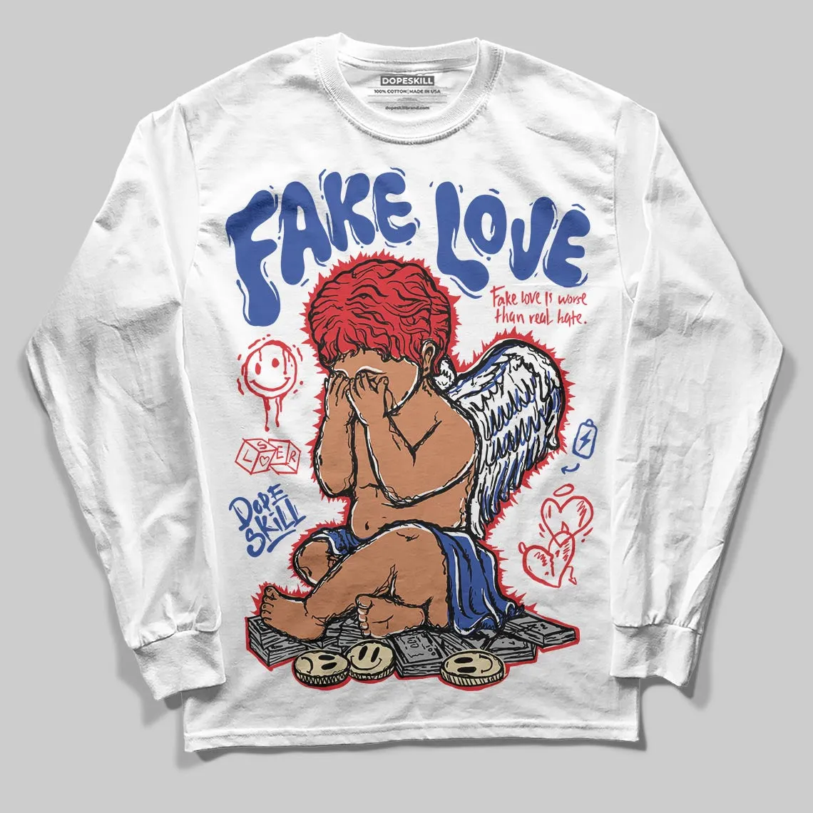 Seoul 2.0 3s DopeSkill Long Sleeve T-Shirt False Love Graphic sold by DopeSkill