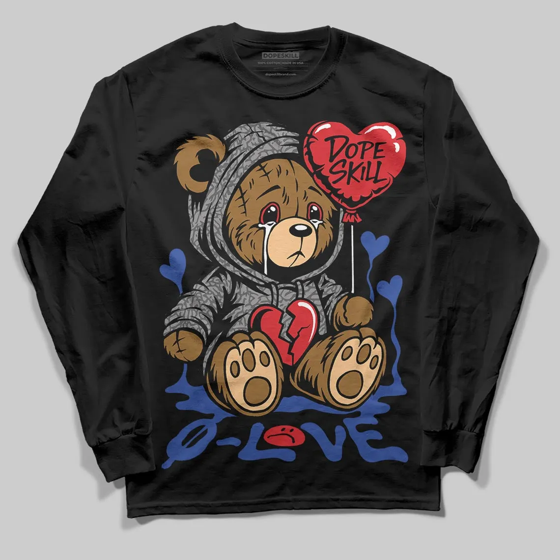 Seoul 2.0 3s DopeSkill Long Sleeve T-Shirt Broken Bear Graphic sold by DopeSkill product image thumbnail 2