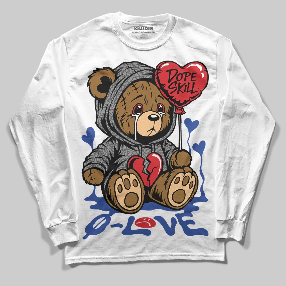 Seoul 2.0 3s DopeSkill Long Sleeve T-Shirt Broken Bear Graphic sold by DopeSkill