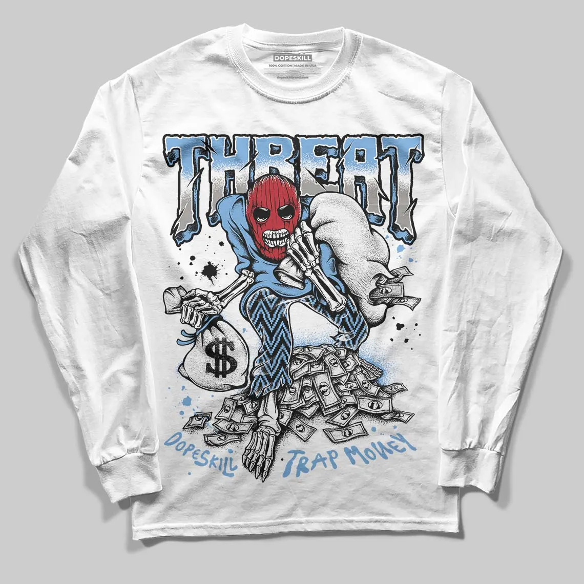 Melo 12s DopeSkill Long Sleeve T-Shirt Threat Graphic sold by DopeSkill