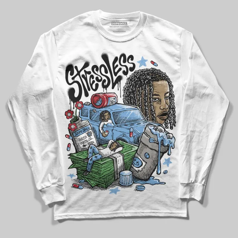 Melo 12s DopeSkill Long Sleeve T-Shirt Stressless Graphic sold by DopeSkill