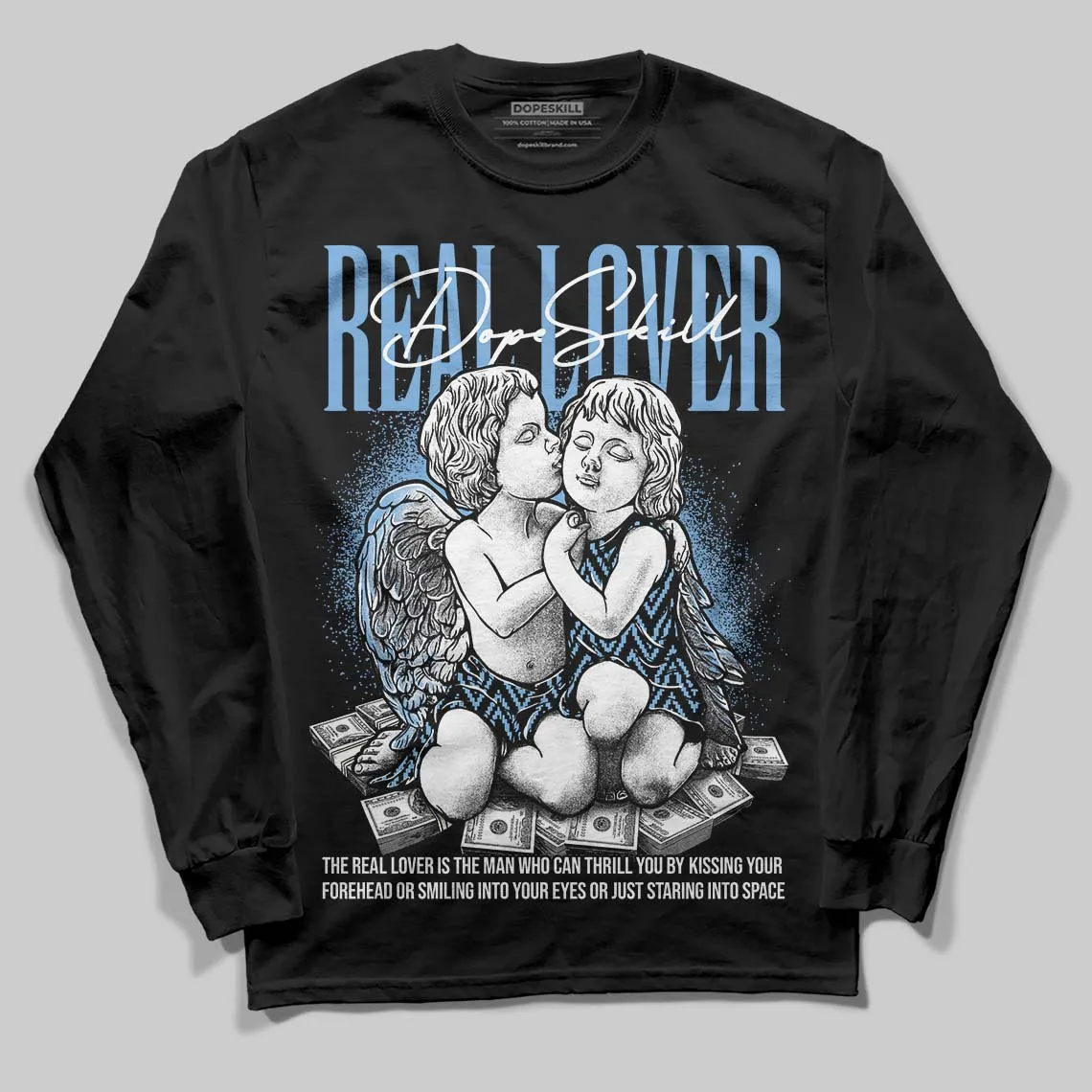 Melo 12s DopeSkill Long Sleeve T-Shirt Real Lover Graphic sold by DopeSkill product image thumbnail 2