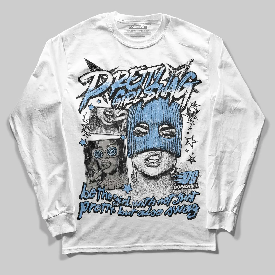 Melo 12s DopeSkill Long Sleeve T-Shirt Pretty Girl Swag Graphic sold by DopeSkill
