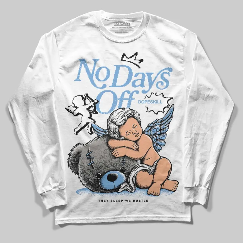 Melo 12s DopeSkill Long Sleeve T-Shirt New No Days Off Graphic sold by DopeSkill