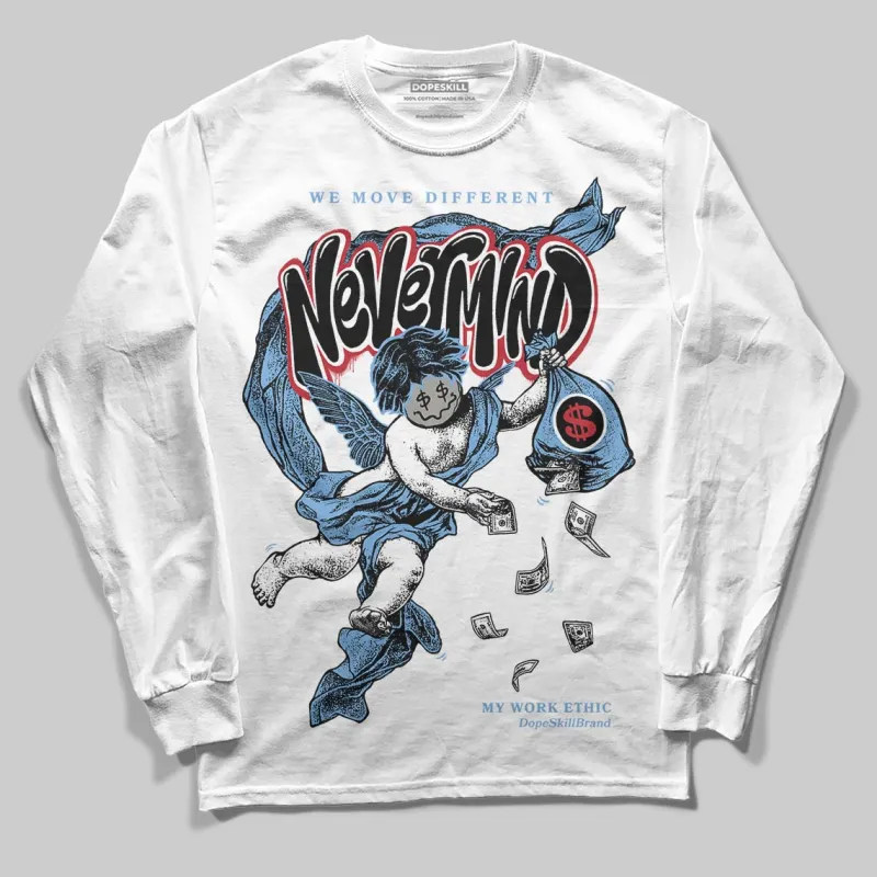 Melo 12s DopeSkill Long Sleeve T-Shirt Nevermind Graphic sold by DopeSkill