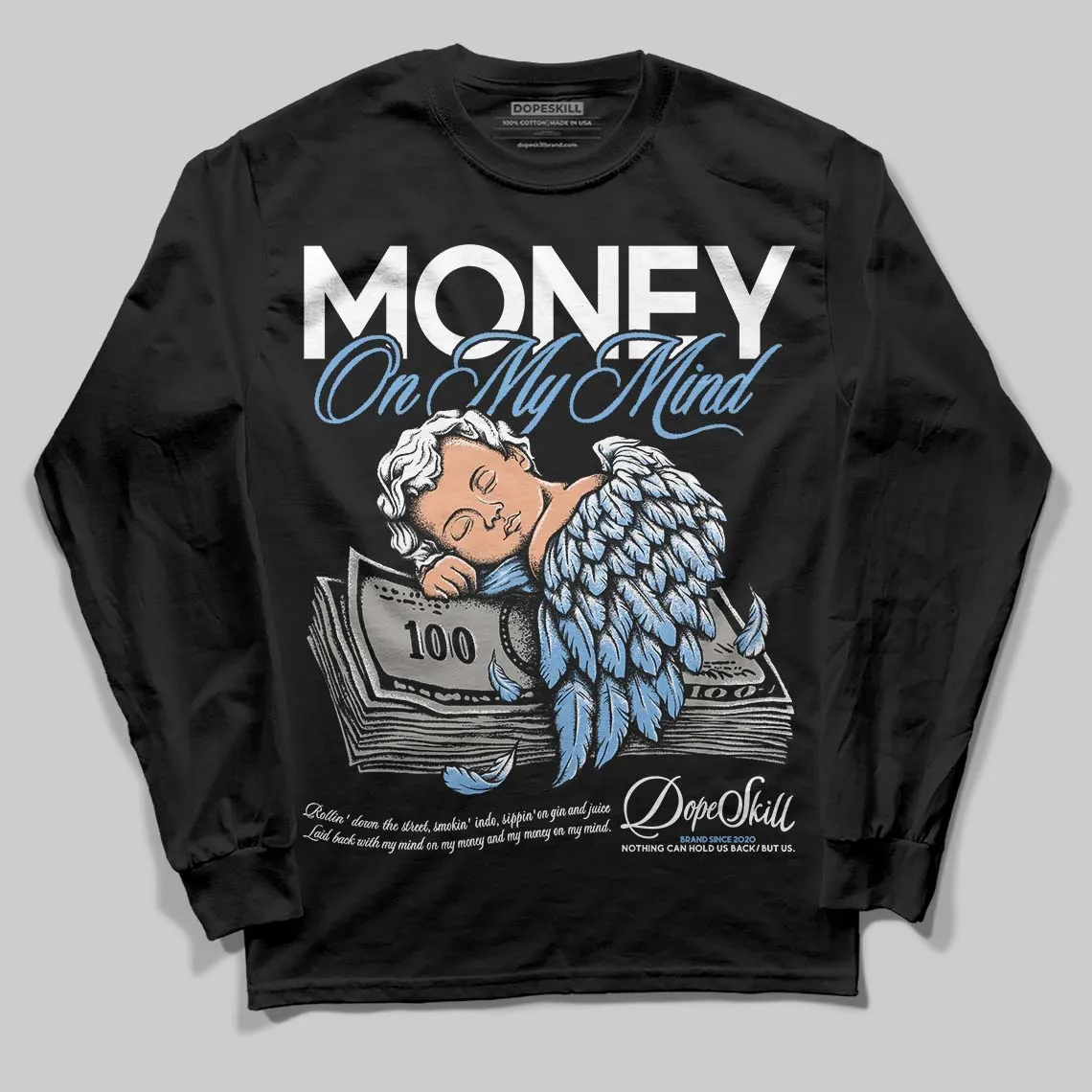 Melo 12s DopeSkill Long Sleeve T-Shirt MOMM Graphic sold by DopeSkill product image thumbnail 2