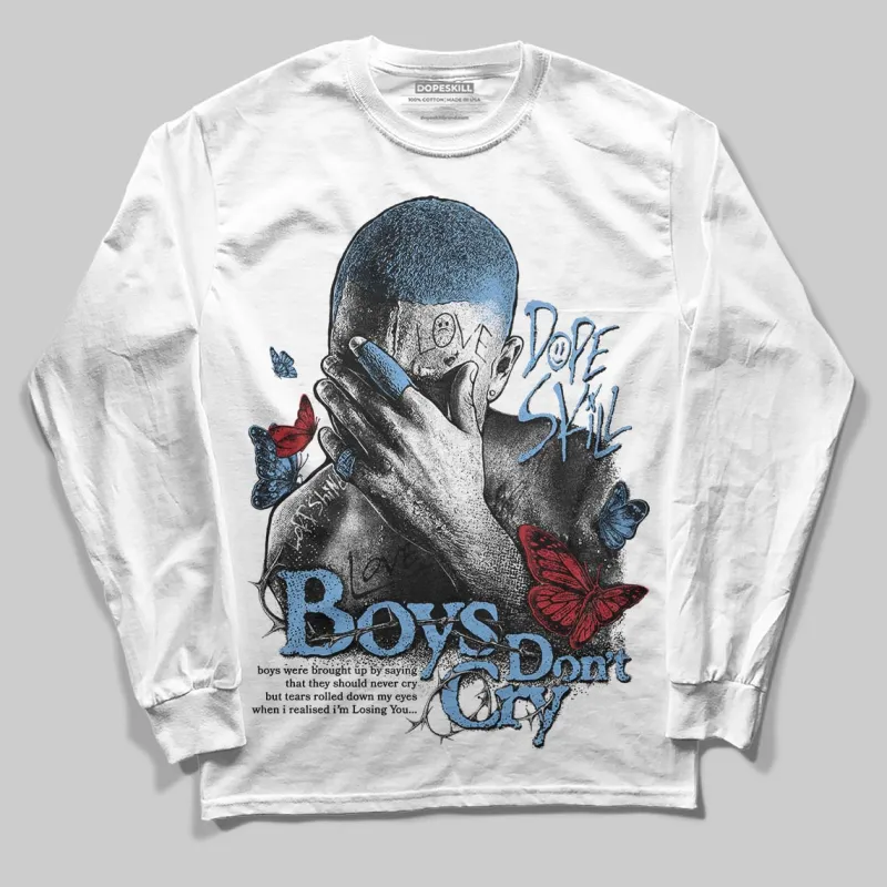Melo 12s DopeSkill Long Sleeve T-Shirt Boys Don't Cry Graphic sold by DopeSkill