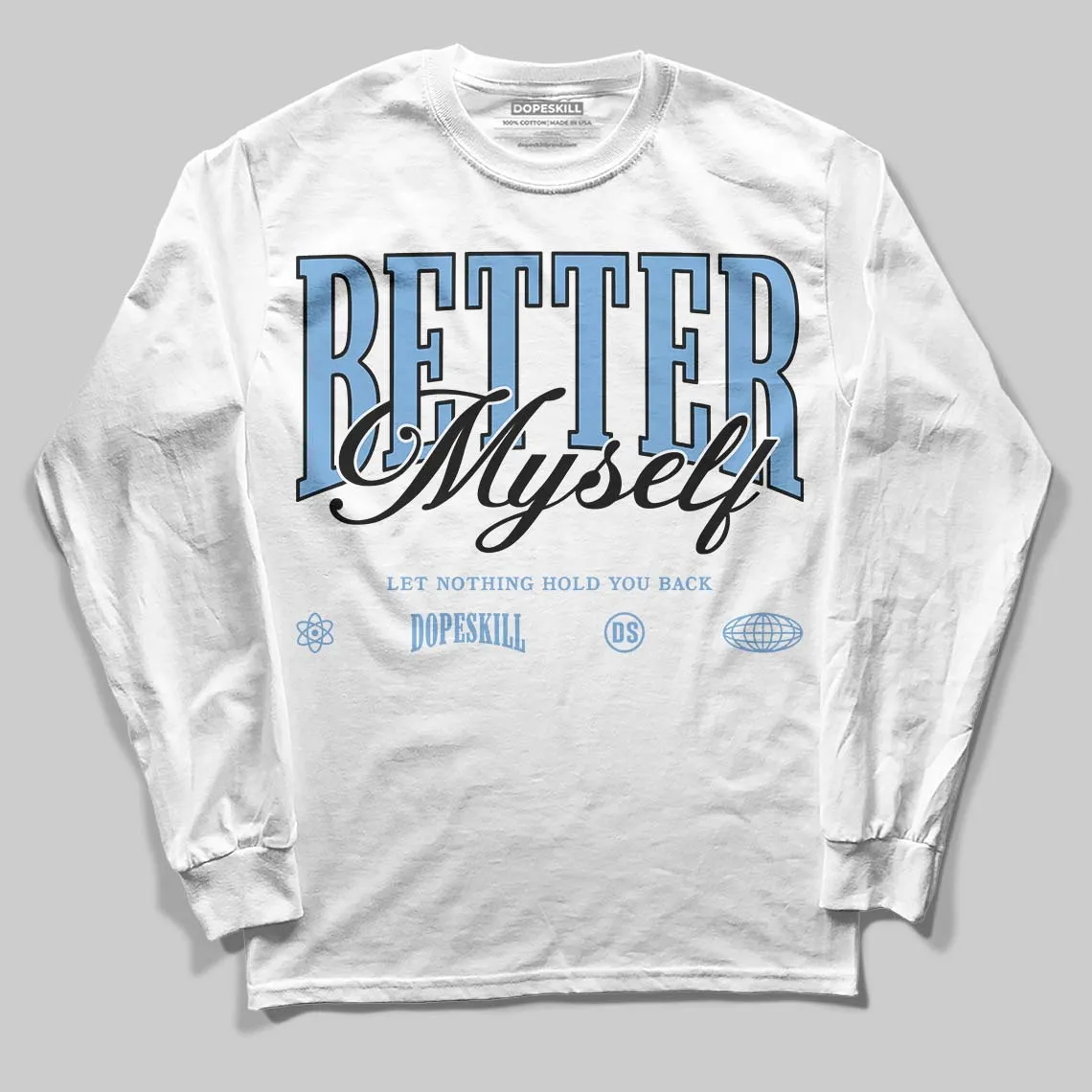 Melo 12s DopeSkill Long Sleeve T-Shirt Better Myself Graphic sold by DopeSkill