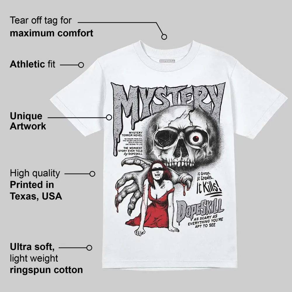 White Cement 4s DopeSkill T-Shirt Mystery Ghostly Grasp Graphic sold by DopeSkill product image thumbnail 3