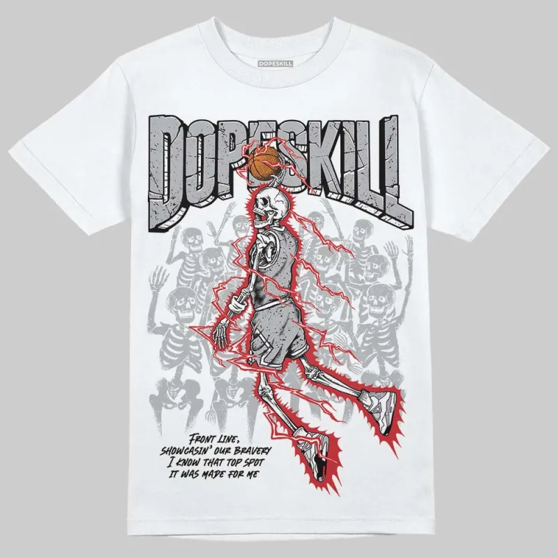 White Cement 4s DopeSkill T-Shirt Thunder Dunk Graphic sold by DopeSkill