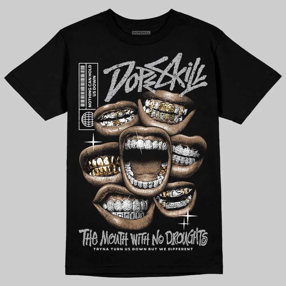 White Cement 4s DopeSkill T-Shirt The Mouth With No Droughts Graphic sold by DopeSkill product image thumbnail 2
