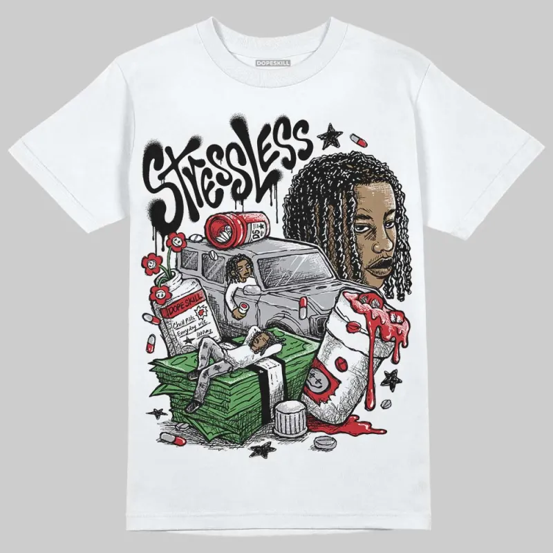 White Cement 4s DopeSkill T-Shirt Stressless Graphic sold by DopeSkill
