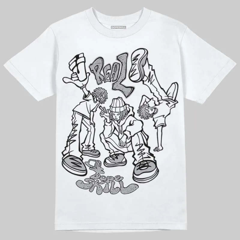 White Cement 4s DopeSkill T-Shirt Real Y2K Players Graphic sold by DopeSkill