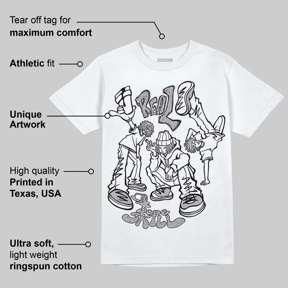 White Cement 4s DopeSkill T-Shirt Real Y2K Players Graphic sold by DopeSkill product image thumbnail 3