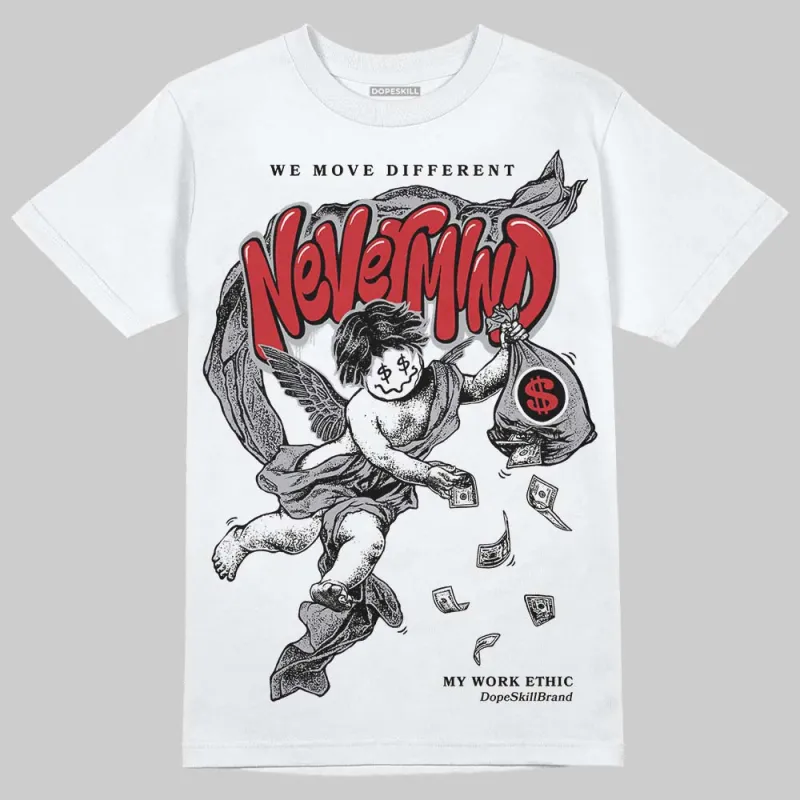 White Cement 4s DopeSkill T-Shirt Nevermind Graphic sold by DopeSkill