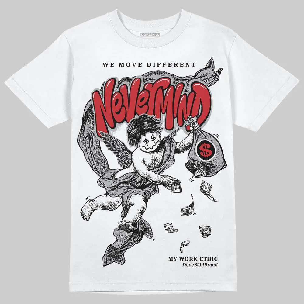 White Cement 4s DopeSkill T-Shirt Nevermind Graphic sold by DopeSkill