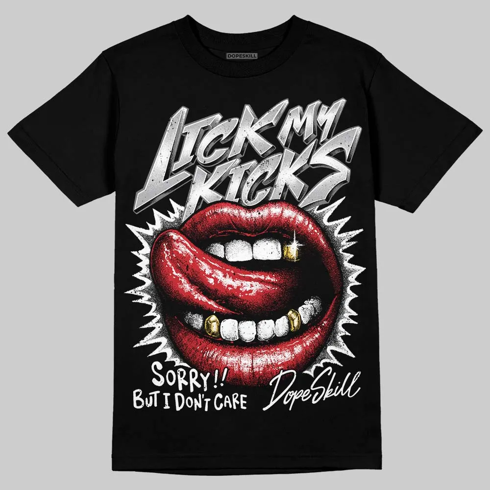 White Cement 4s DopeSkill T-Shirt Lick My Kicks Graphic sold by DopeSkill product image thumbnail 2