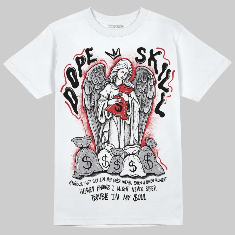 White Cement 4s DopeSkill T-Shirt Angels Graphic sold by DopeSkill