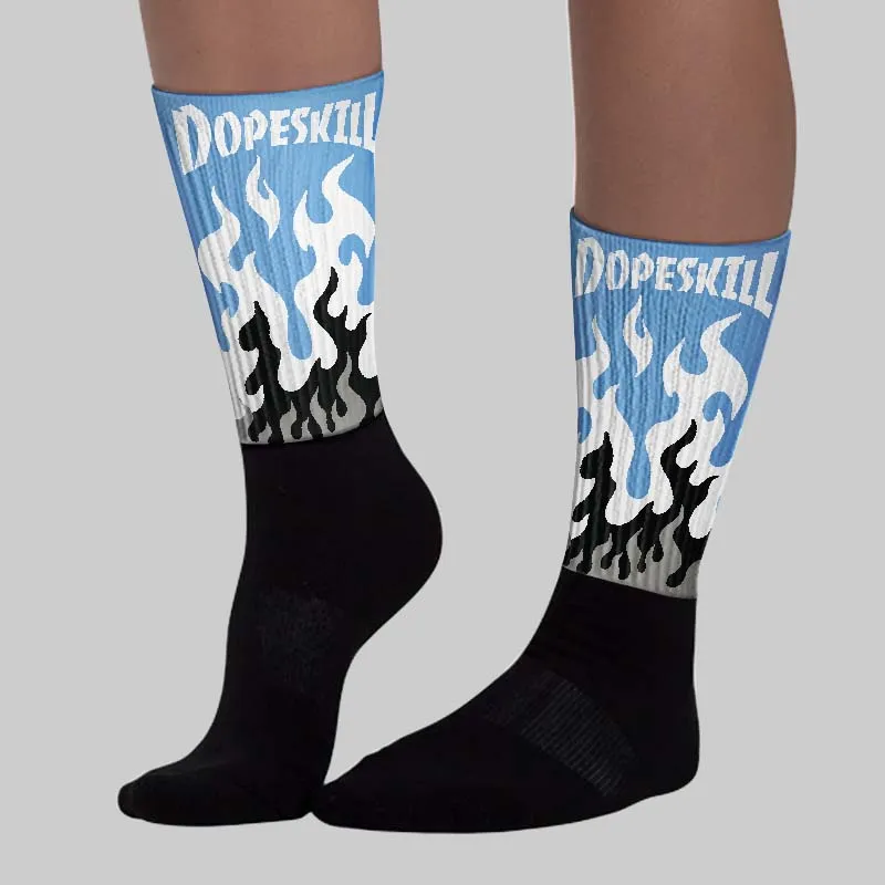 Melo 12s DopeSkill Sublimated Sock FIRE Graphic sold by DopeSkill product image thumbnail 3