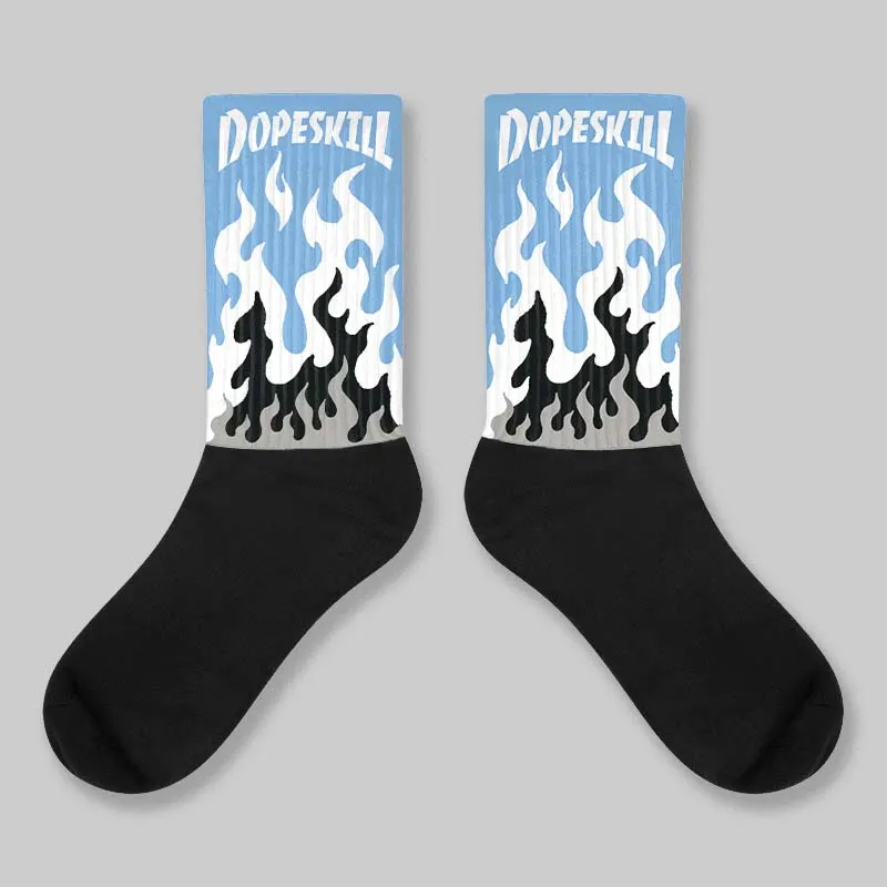 Melo 12s DopeSkill Sublimated Sock FIRE Graphic sold by DopeSkill