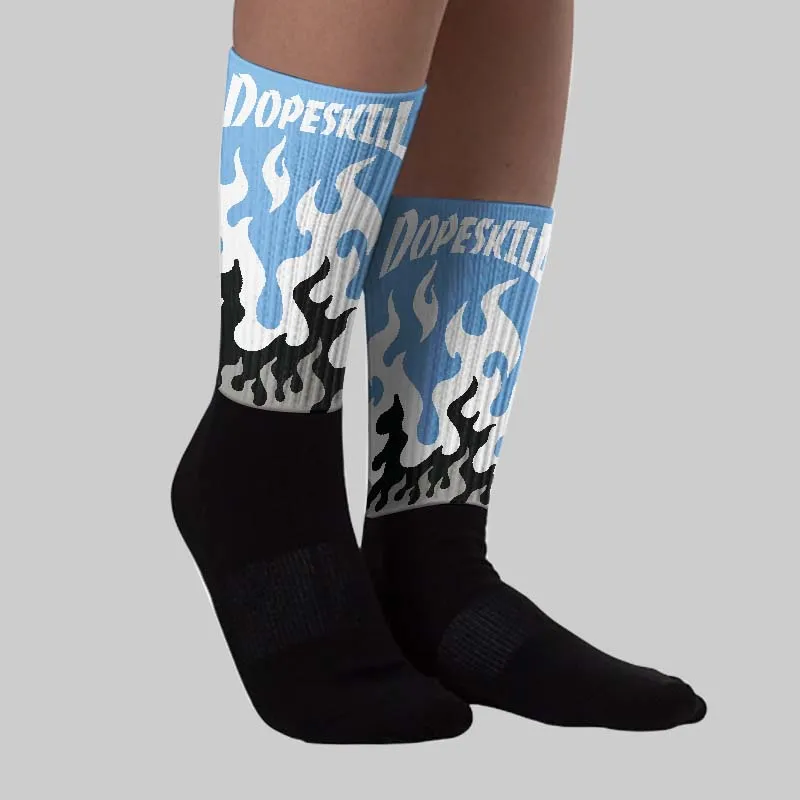 Melo 12s DopeSkill Sublimated Sock FIRE Graphic sold by DopeSkill product image thumbnail 2