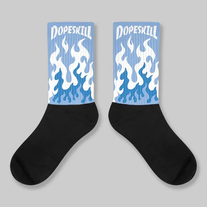 Forget Me Not 4s DopeSkill Sublimated Sock FIRE Graphic sold by DopeSkill