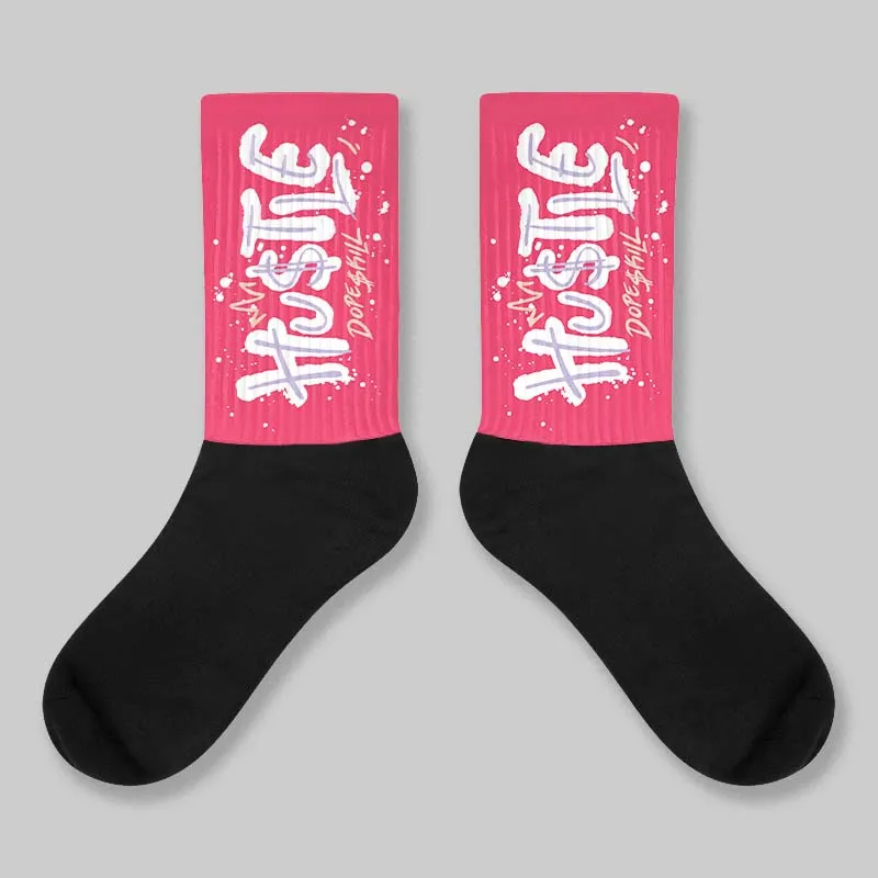 Peanut Butter Jelly 5s DopeSkill Sublimated Sock Hustle Graphic sold by DopeSkill