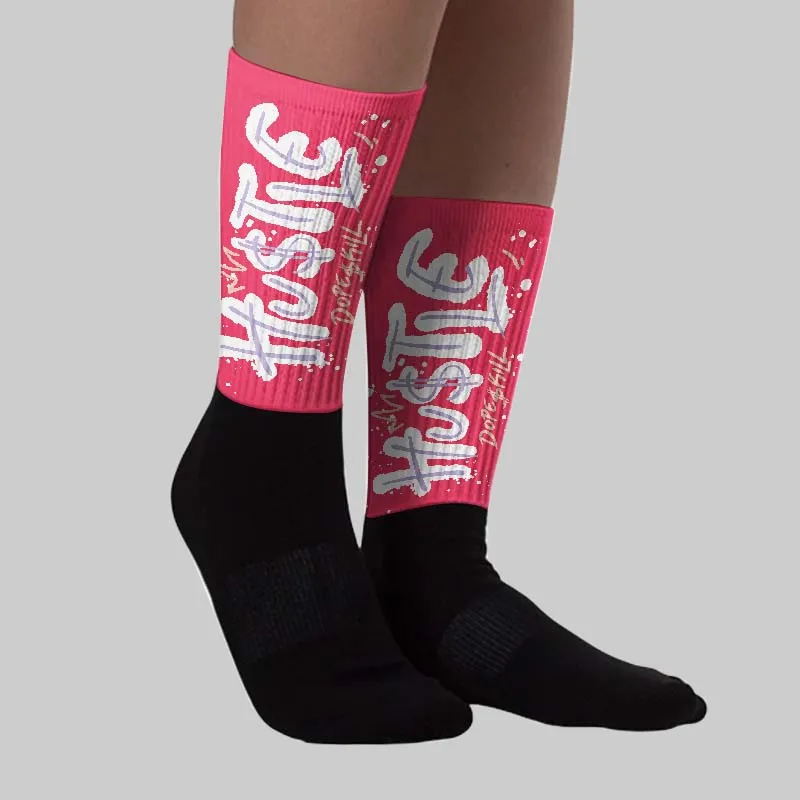 Peanut Butter Jelly 5s DopeSkill Sublimated Sock Hustle Graphic sold by DopeSkill product image thumbnail 2