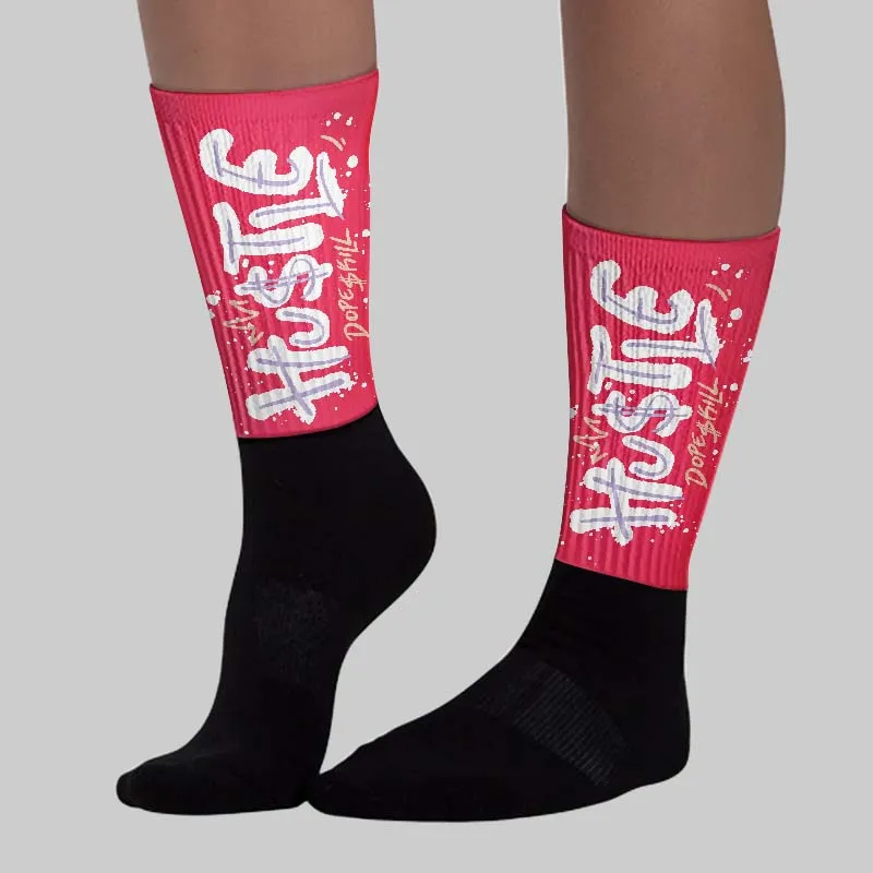 Peanut Butter Jelly 5s DopeSkill Sublimated Sock Hustle Graphic sold by DopeSkill product image thumbnail 3