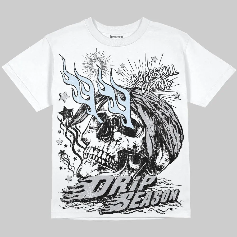 Cement Grey 11s DopeSkill Oversize Print T-Shirt Drip Season Graphic sold by DopeSkill