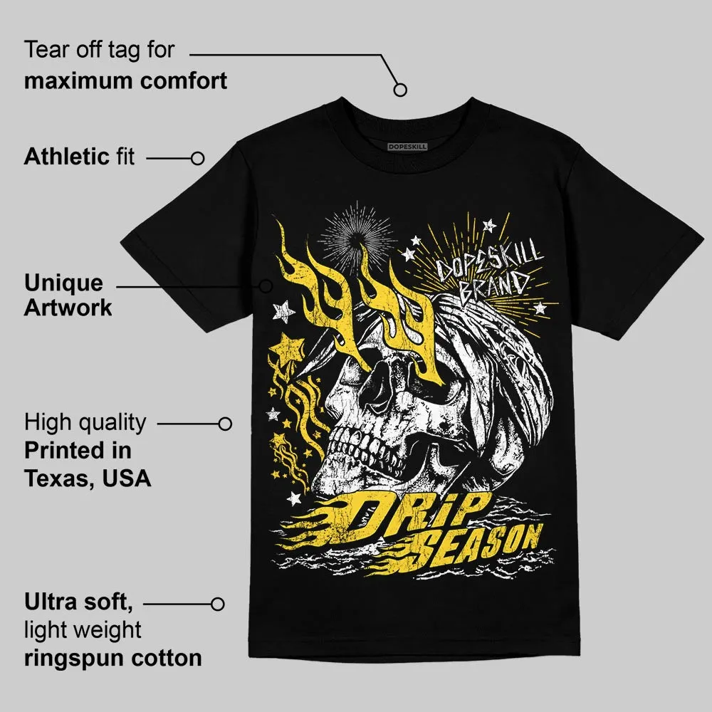 Black Tour Yellow AJ 4 Thunder DopeSkill T-Shirt Drip Season Graphic sold by DopeSkill product image thumbnail 4