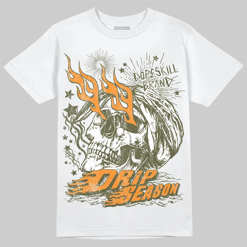 Olive 5s DopeSkill T-Shirt Drip Season Graphic sold by DopeSkill