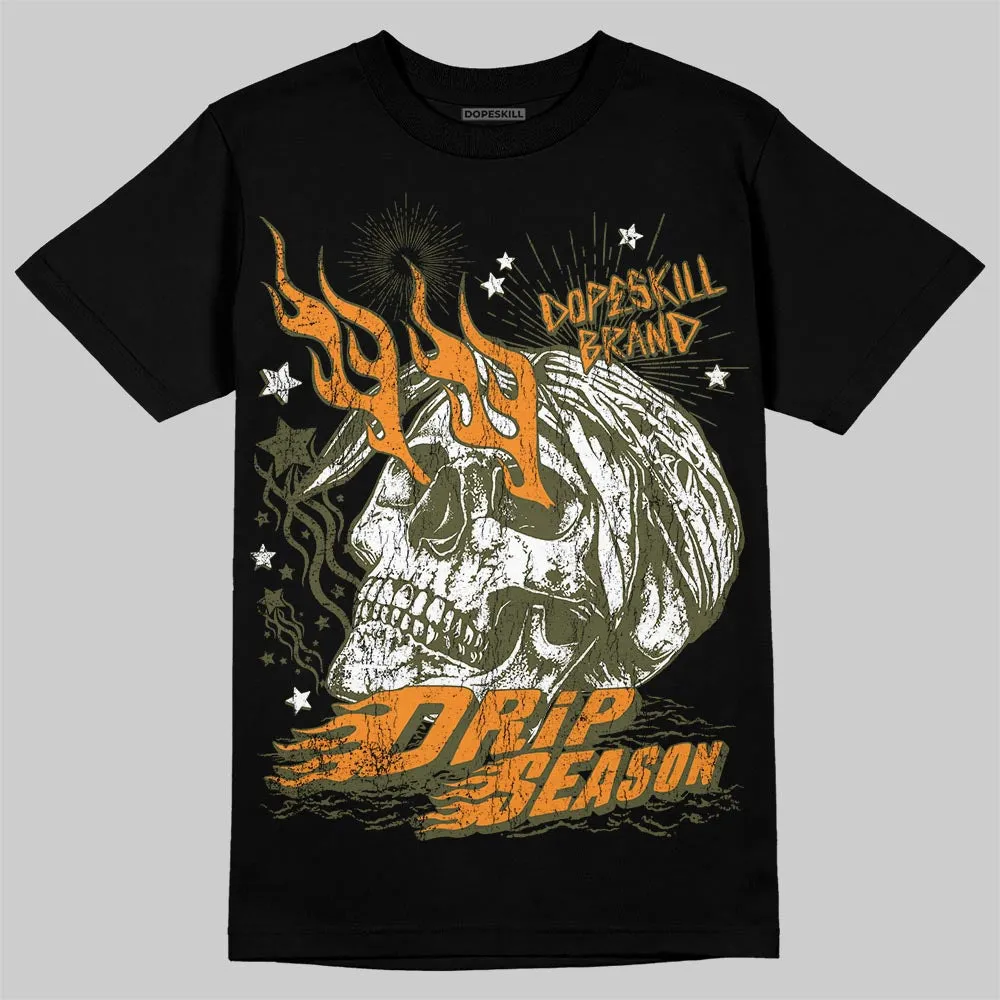 Olive 5s DopeSkill T-Shirt Drip Season Graphic sold by DopeSkill product image thumbnail 2