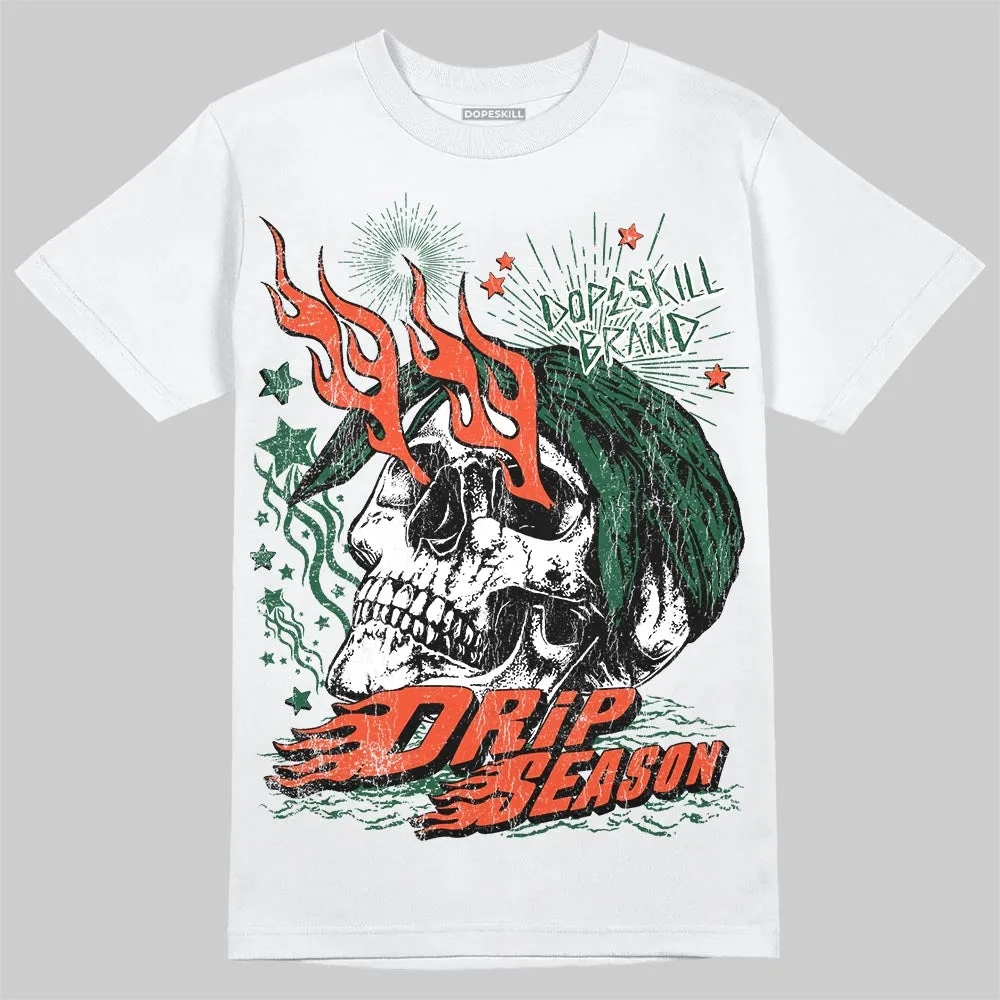 Dunk Team Dark Green Orange DopeSkill T-Shirt Drip Season Graphic sold by DopeSkill