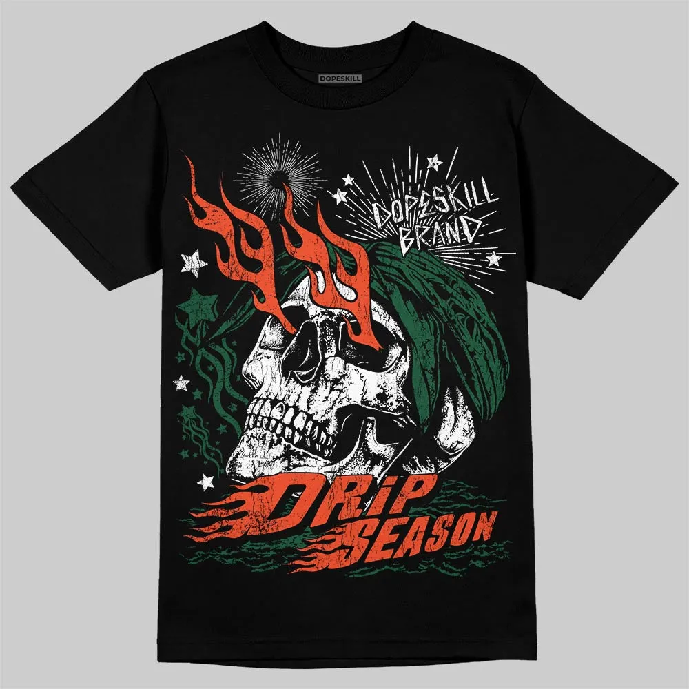 Dunk Team Dark Green Orange DopeSkill T-Shirt Drip Season Graphic sold by DopeSkill product image thumbnail 2