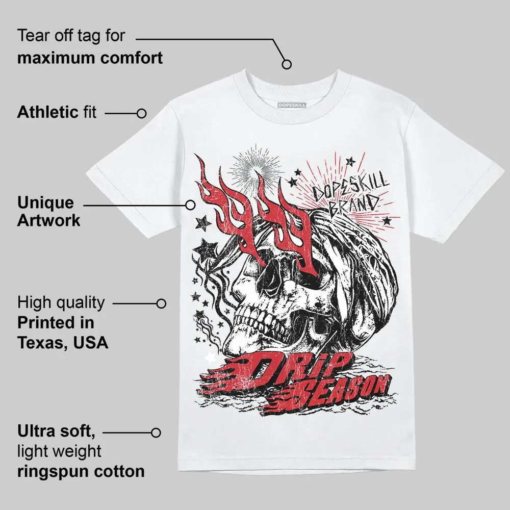 Bred 11s DopeSkill T-Shirt Drip Season Graphic sold by DopeSkill product image thumbnail 3