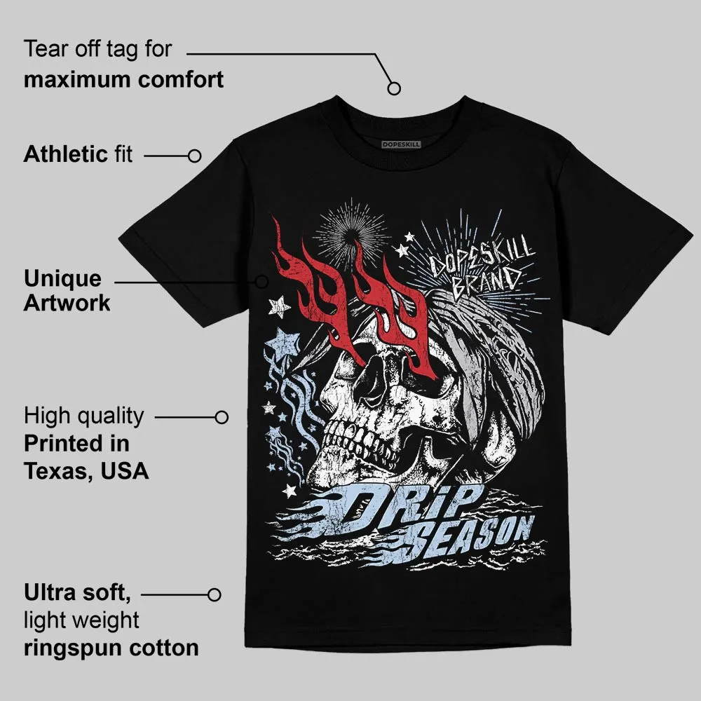 Black Metallic Reimagined 5s DopeSkill T-Shirt Drip Season Graphic sold by DopeSkill product image thumbnail 3