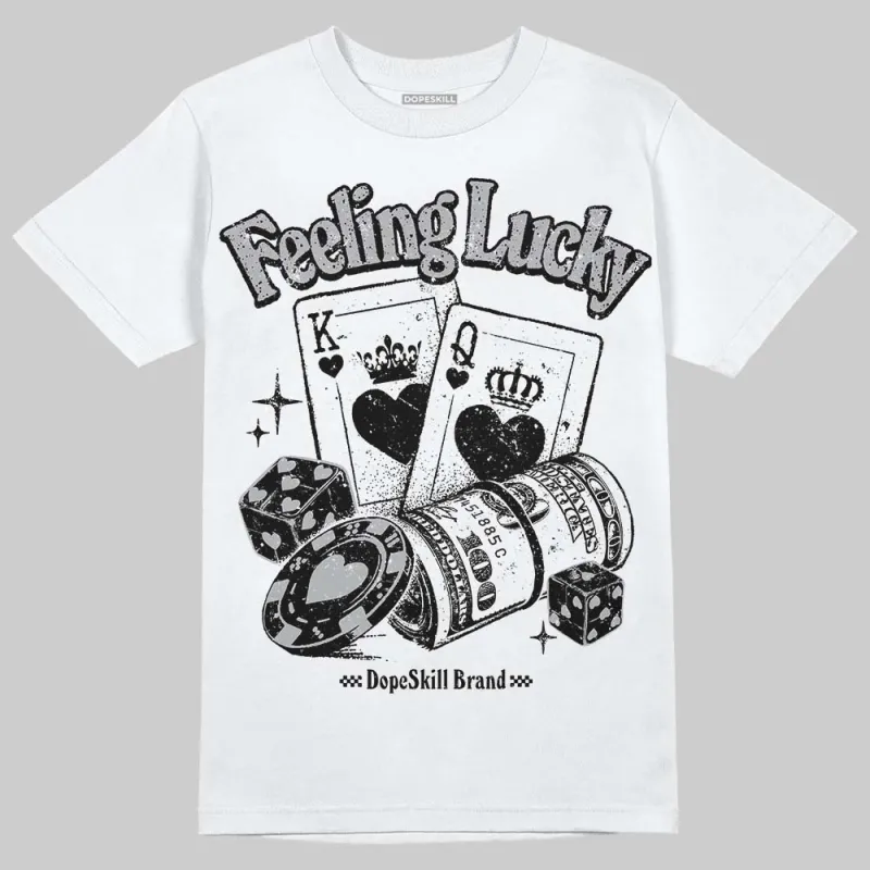 White Cement 4s DopeSkill T-Shirt Feeling Lucky Graphic sold by DopeSkill